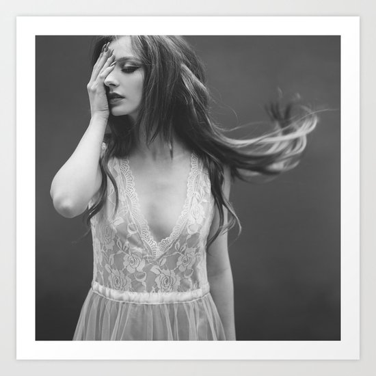 Black wind Art Print