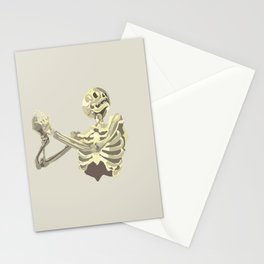 Praying Skeleton Stationery Cards