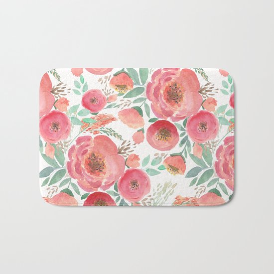 Floral pattern 5 Bath Mat