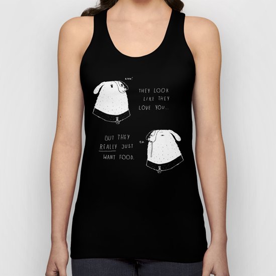 the emotional ups and downs of being a dog owner Unisex Tank Top