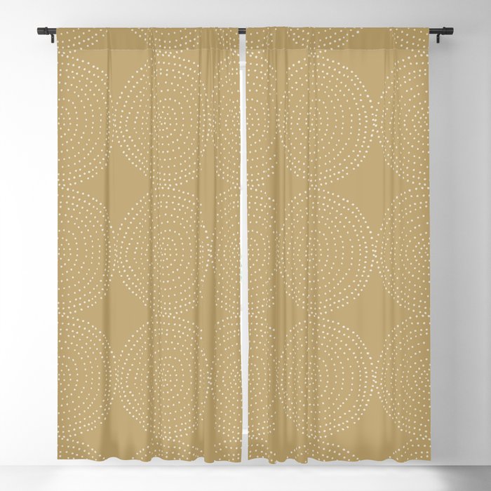 Gold Dots Balls Blackout Curtain | Graphic-design, Dotted, Circles, Balls, Pattern, Gold, Golden, Abstract, Geometric, Minimal