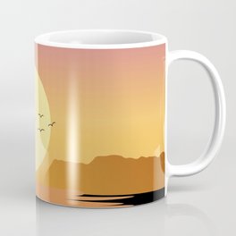 Girl Dance On Sunset Coffee Mug