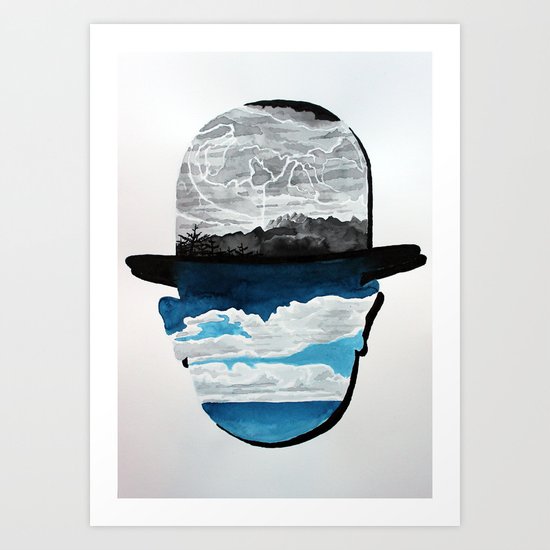 Ceci n'est pas une Magritte Art Print