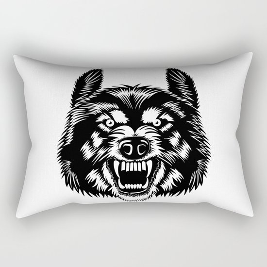 Big Bad Wolf Rectangular Pillow