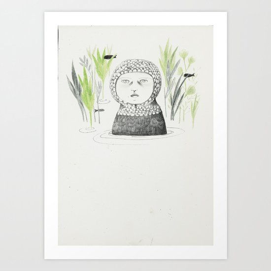 Sirena Art Print