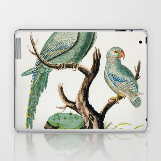 Two Parrots on a Barren Tree Laptop & iPad Skin