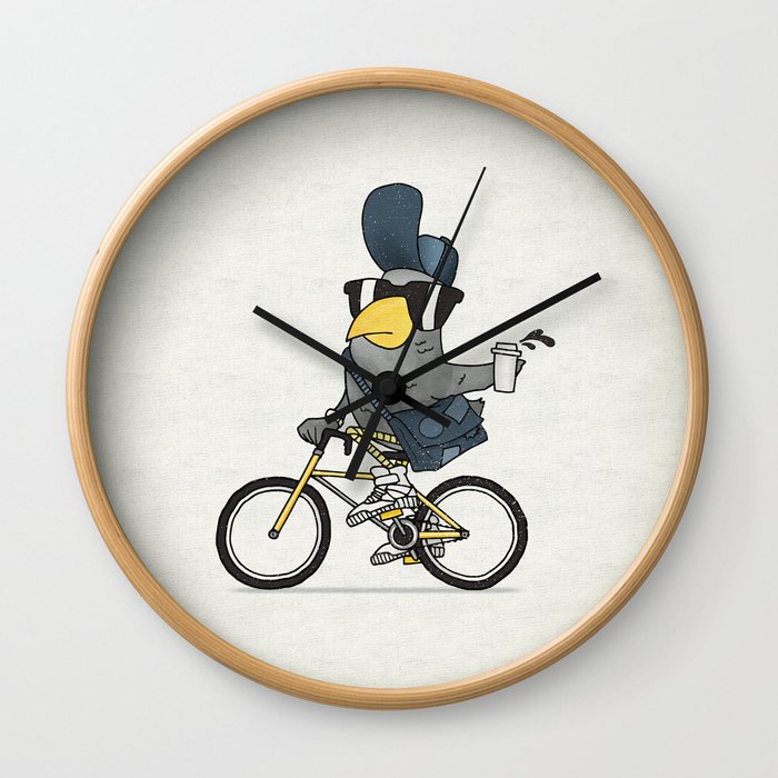 Courier Pigeon Wall Clock