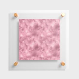 Glam Pink Metallic Texture Floating Acrylic Print