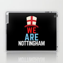 We Are Nottingham England Flag Sports Laptop Skin