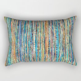 Stripes and Beads Rectangular Pillow