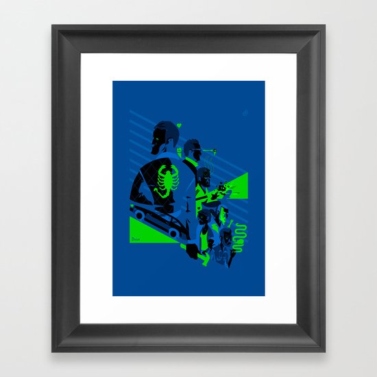 Drive Framed Art Print