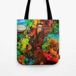 Albert the Steampunk Otter Tote Bag