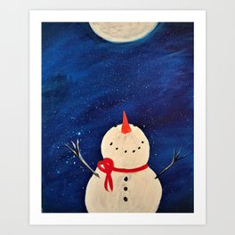 Whimsical Winter Art Print