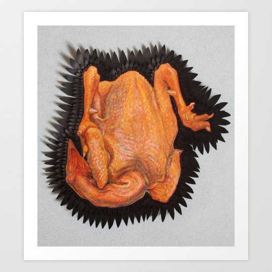 Chicken Art Print