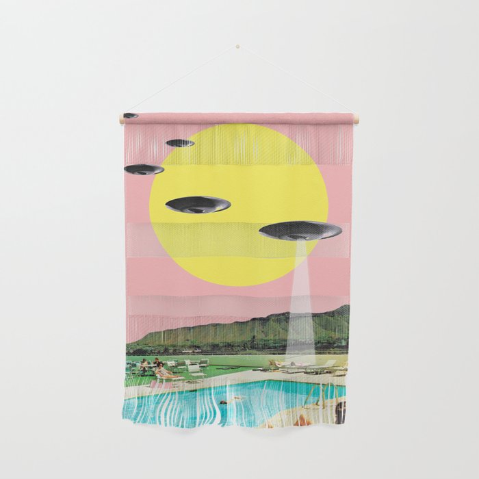 Invasion on vacation (UFO in Hawaii) Wall Hanging