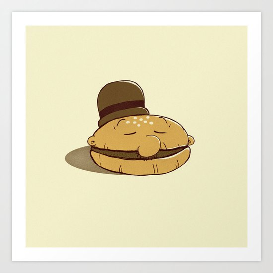 Burger Fiend Art Print