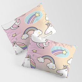 Pastel Unicorns Pillow Sham