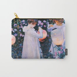 John Singer Sargent - Carnation, Lily, Lily, Rose Carry-All Pouch