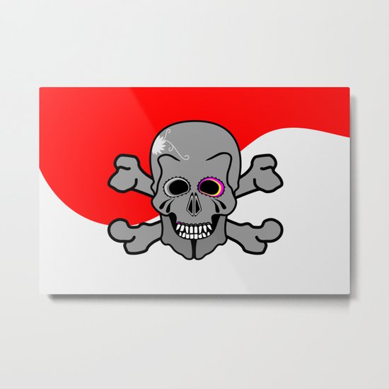 Jolly Roger Metal Print