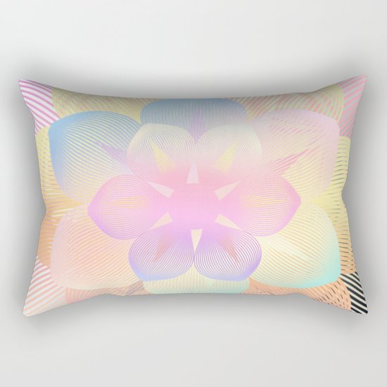Flower Rectangular Pillow