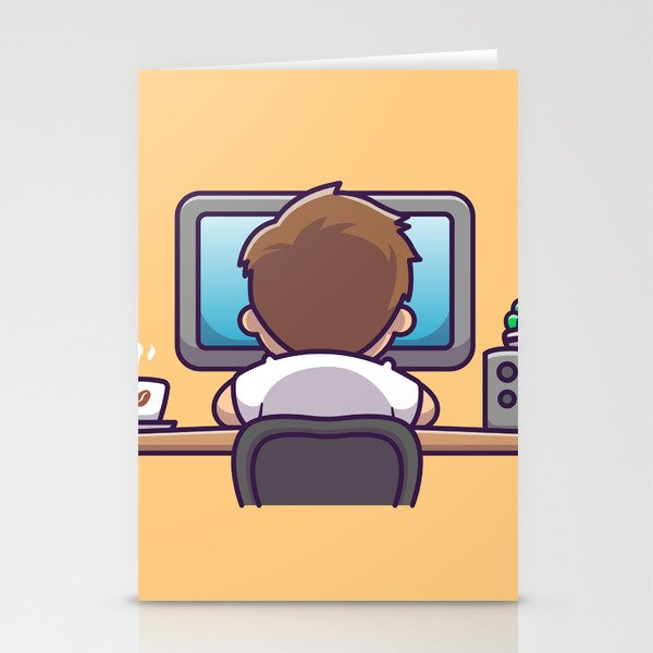 Cute Man! Stationery Cards