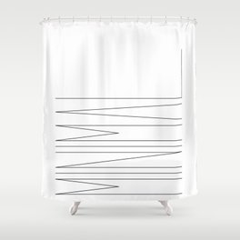 Minimal Typo #society6 #decor #buyart Shower Curtain