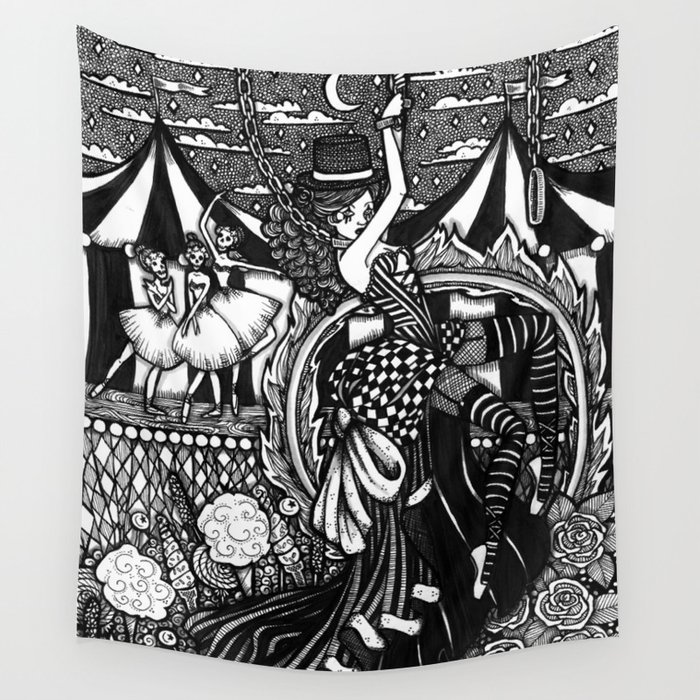 Dark Circus Wall Tapestry