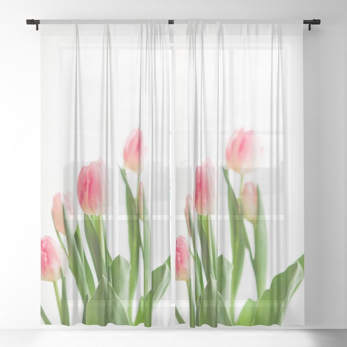 Dose of Spring by Tulips Sheer Curtain