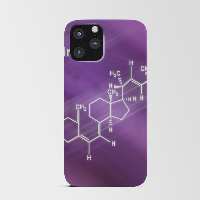 Vitamin D2, Structural chemical formula iPhone Card Case