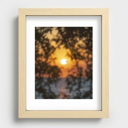 Yes! It's A Perfect Sunset! Recessed Framed Print