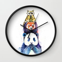 Pandamonium Wall Clock