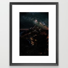 Velaris, City of Starlight, Night Court, A Court of Thorns and Roses Framed Art Print