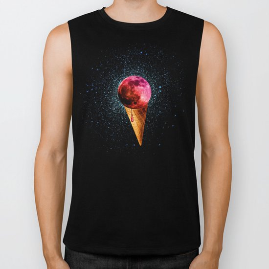 sweet side of the moon Biker Tank