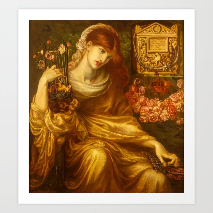 The Roman Widow by Dante Gabriel Rossetti Art Print