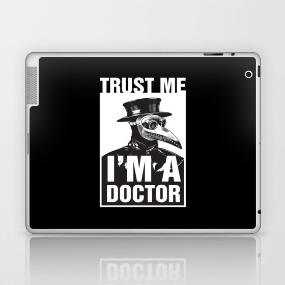 Pest Doctor I am a Doctor Steampunk Laptop & iPad Skin