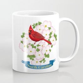 North Carolina State Bird and Flower Coffee Mug