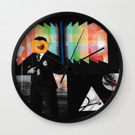 Peachy Keen Wall Clock