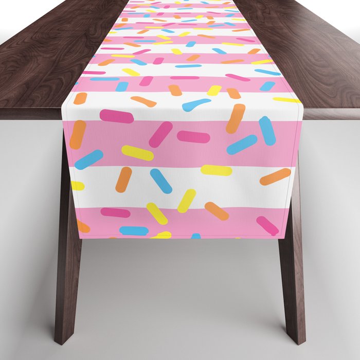 Birthday Ice Cream Party Table Runner