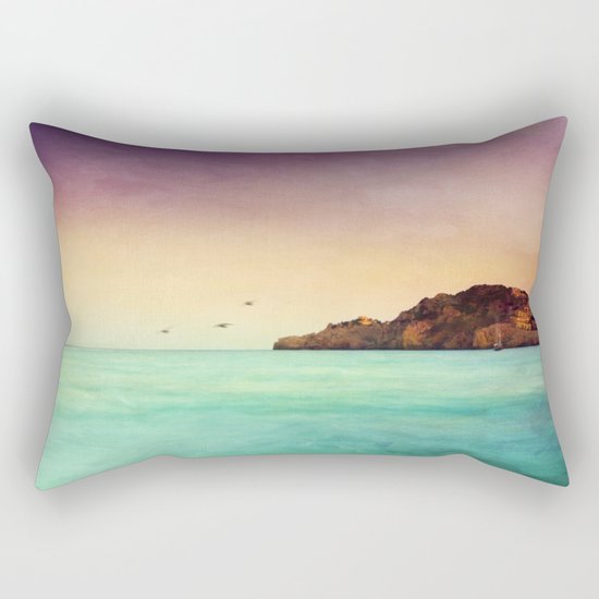 Glowing Mediterranean Rectangular Pillow