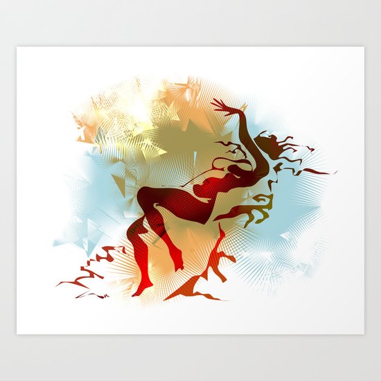 Leda Art Print