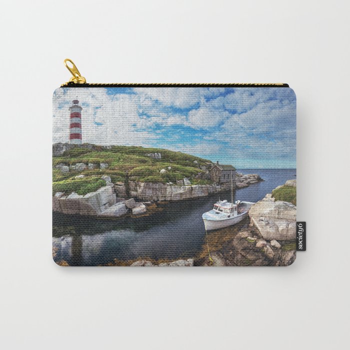Moored at the Lighthouse Carry-All Pouch