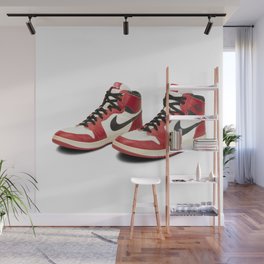 Michael Jordan's Rookie Sneakers and Other Basketball Legends on Auction at Sotheby's Wall Mural