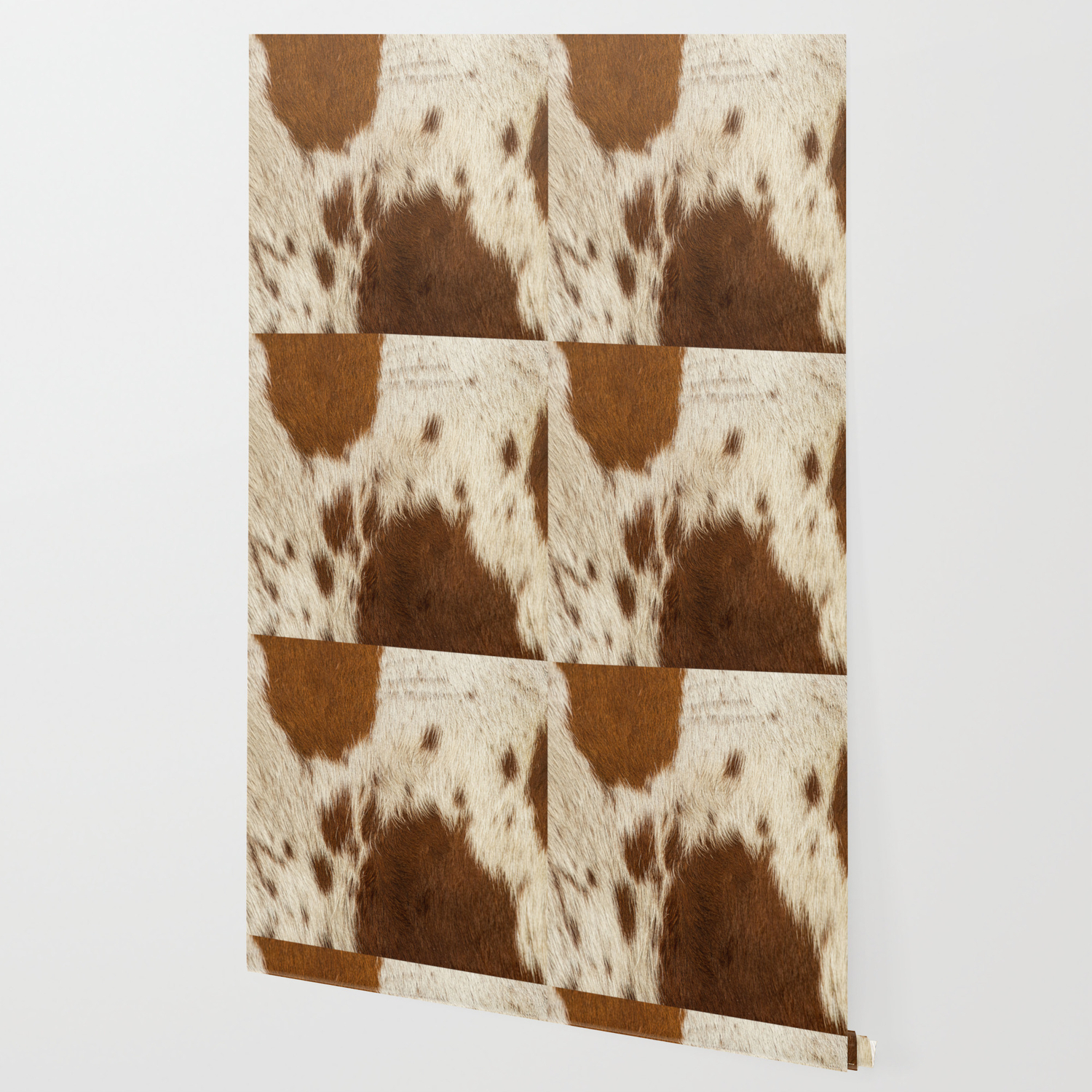 Pattern Of A Longhorn Bull Cowhide Wallpaper By Robdimagery