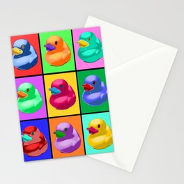 Pop Art Ducky Stationery Card