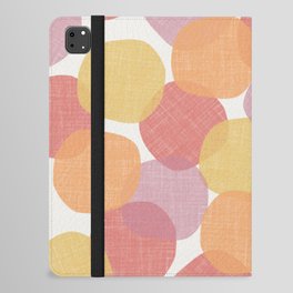 Textured Summer Spot Pattern iPad Folio Case