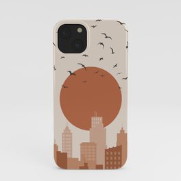 City Sunset Boho Art iPhone Case