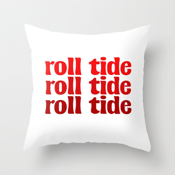 Roll outlet throw pillows