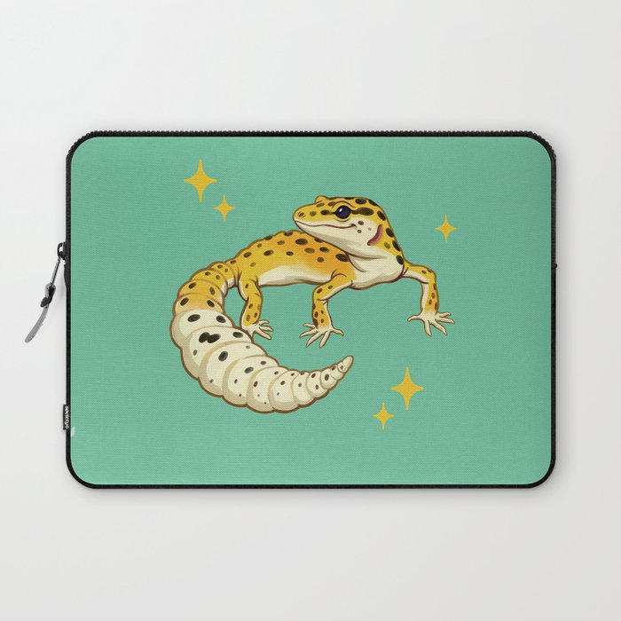 Sparkly Leopard Gecko Laptop Sleeve