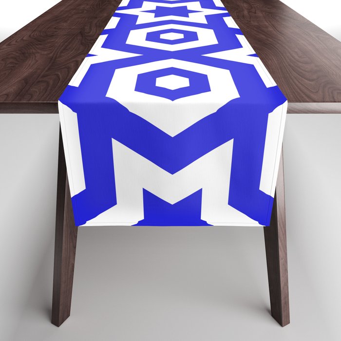 Blue Test 3 Table Runner