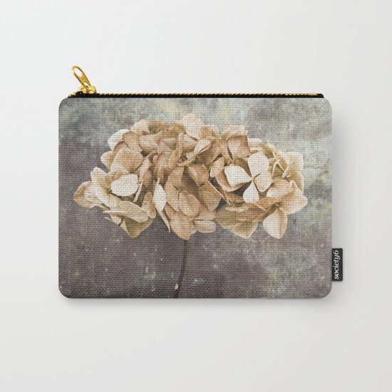 Dried Hydrangea Carry-All Pouch